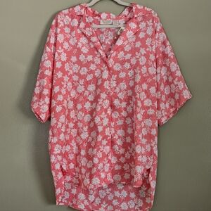 90s Victoria's Secret Deadstock Gold Label Floral Sleep Top/Dress
